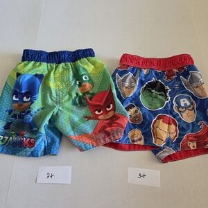 Mixed Sizes Swim Trunks Set